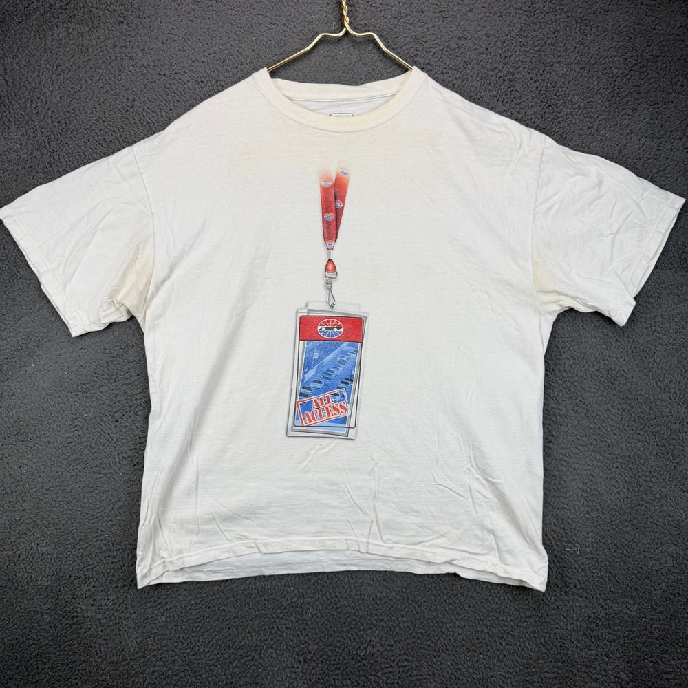 Chase Authentics NASCAR Race Tour Fort Worth TX 2009 T-Shirt XL White Mens